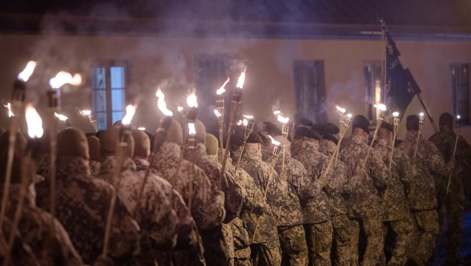 Zemessardze sveic Limbažu novada iedzīvotājus valsts svētkos