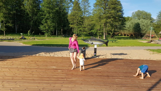 30. maijā Lielezera pludmalē norisināsies kustību nodarbība vienam lielam un vienam mazam, proti, vecākam ar bērnu