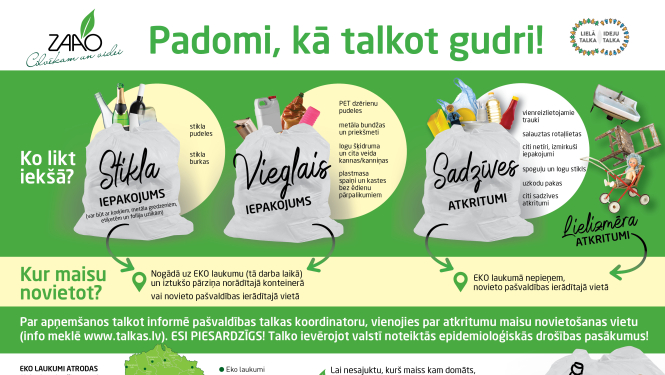 ZAAO aicina: talko gudri!