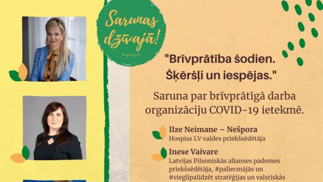 NVA aizsāk sarunu ciklu par brīvprātīgo darbu “Sarunas dzīvajā! brivpratigie.lv”