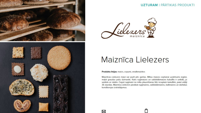 Iepazīsti Latvijas un Limbažu novada izcilos produktus LIAA veidotajā katalogā