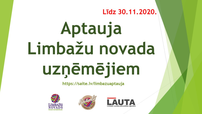 Pagarināts Limbažu novada uzņēmēju aptaujas anketas iesniegšanas termiņš