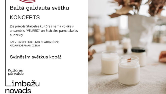 balta galdauta svetk