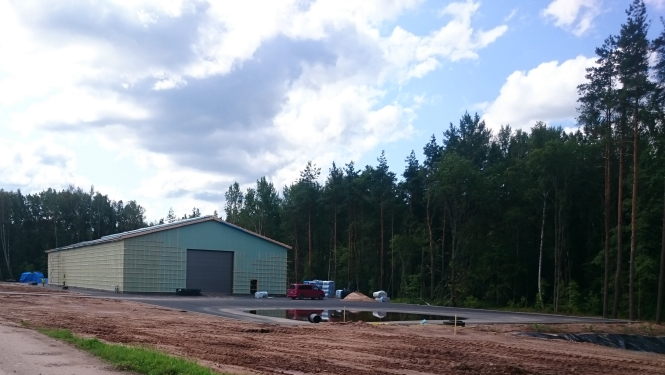 Noslēgumam tuvojas ražošanas ēkas izbūve Limbažos