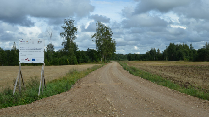 Katvaru pagastā noslēgusies autoceļa “Birznieki – Draužas” pārbūve