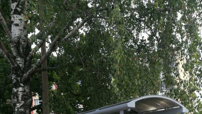 Limbažos uz Sporta ielas uzstādīta jauna autobusu pieturvieta