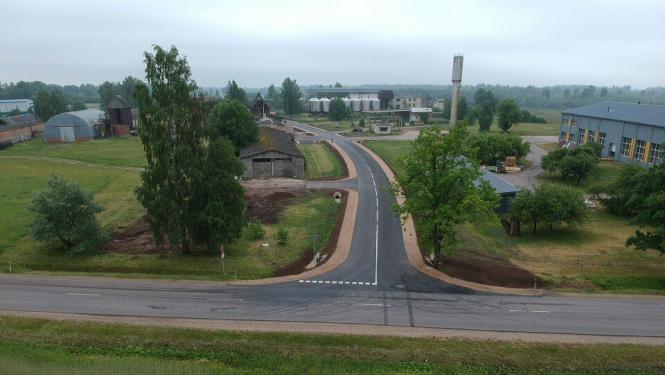 Limbažu pagastā ekspluatācijā nodots Beverīnu ceļš