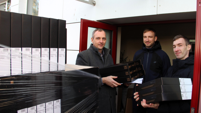 IT nodaļa saņem datorus