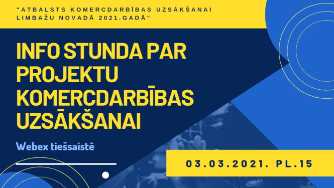 Infostunda par projektu komercdarbības uzsākšanai