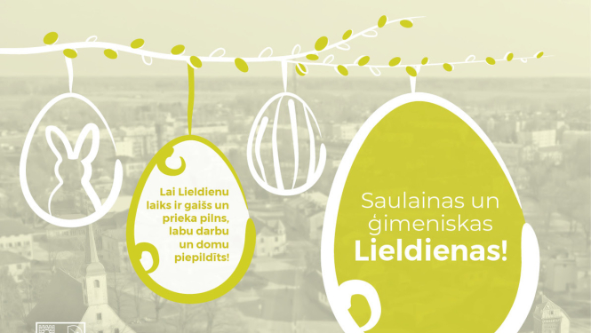 Saulainas un ģimeniskas Lieldienas!