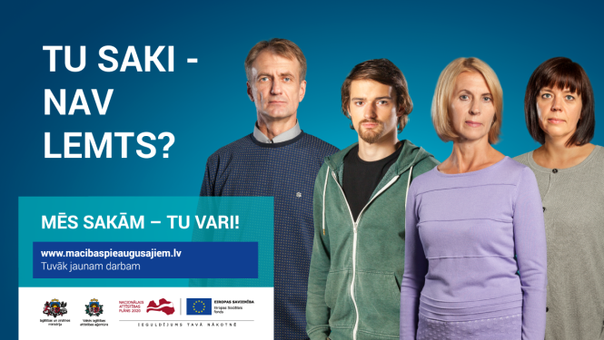 Līdz 28. jūnijam var pieteikties pieaugušo izglītības projektā