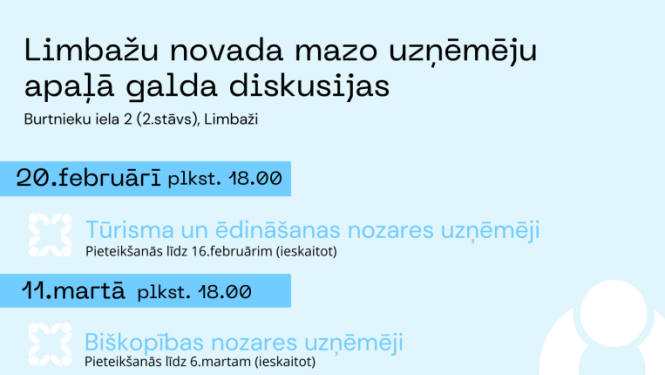 Limbažu novada mazo uzņēmēju apaļā galda diskusija