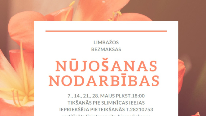 Nūjošana Limbažos!