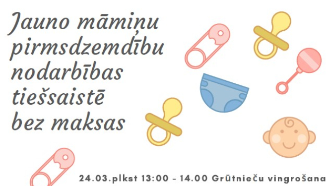Jauno māmiņu pirmsdzemdību nodarbības tiešsaistē!