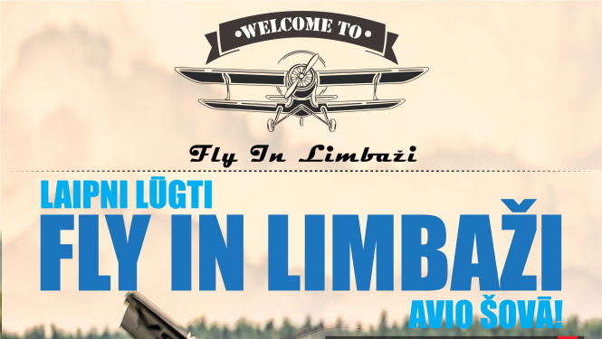 Laipni lūgti avio šovā "Fly In Limbaži"!