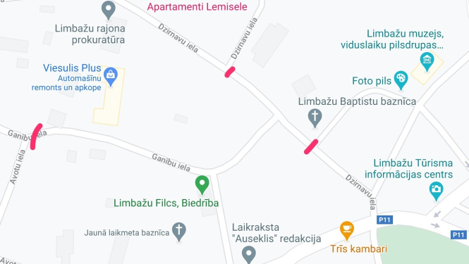 21.septembrī, laika posmā no plkst.9:00 līdz 15:00, Limbažos ap Ganību ielu būs ierobežota gājēju un transporta kustība