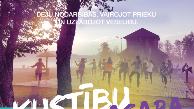 Projekta "Kustību vasara" aktivitātes jūlijā