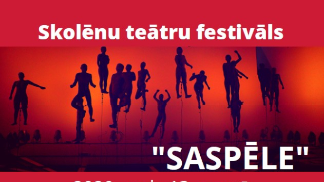 13.martā notiks Skolēnu teātru festivāls "Saspēle"