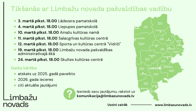 tikšanās ar limbažu novada vadību