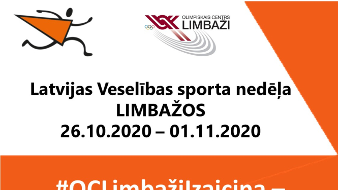Latvijas Veselības sporta nedēļa Limbažos 26.10.2020 – 01.11.2020