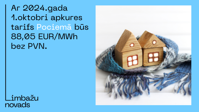 Apkures tarifs Pociemā