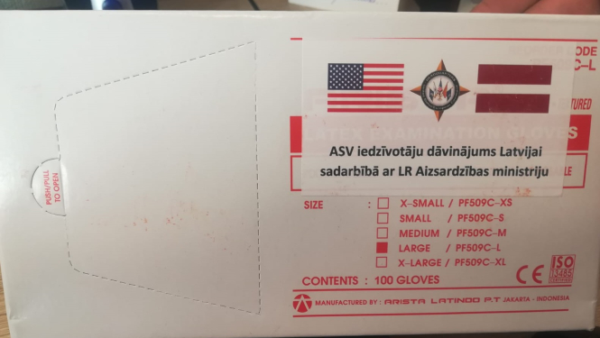 Limbažu novada pašvaldība saņēmusi dāvinājumā ne-sterilos vienreizlietojamos cimdus