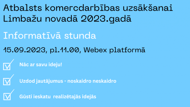 Atbalsts komercdarbībai