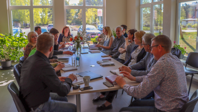 Apvienību un pakalpojumu sniegšanas centru vadītāju tikšanās Skultē