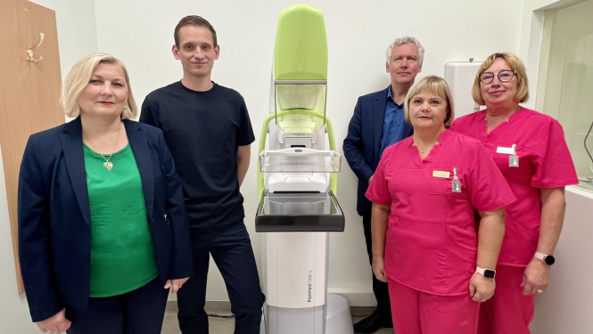 Limbažu slimnīcā atklāts digitālais mamogrāfs