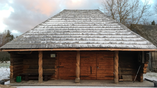 Noslēgusies Baumaņu Kārļa Viļķenes pamatskolas klēts ēkas pārbūve