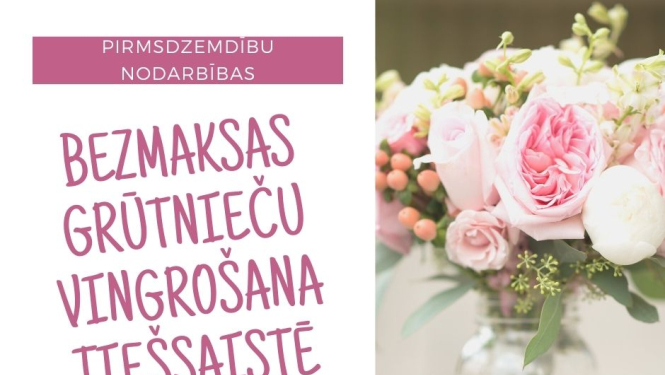 Aicinām piedalīties bezmaksas grūtnieču vingrošanas nodarbībās!