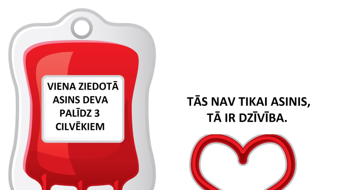 4.februārī Valsts asinsdonoru centrs dosies izbraukumā uz Limbažu kultūras namu