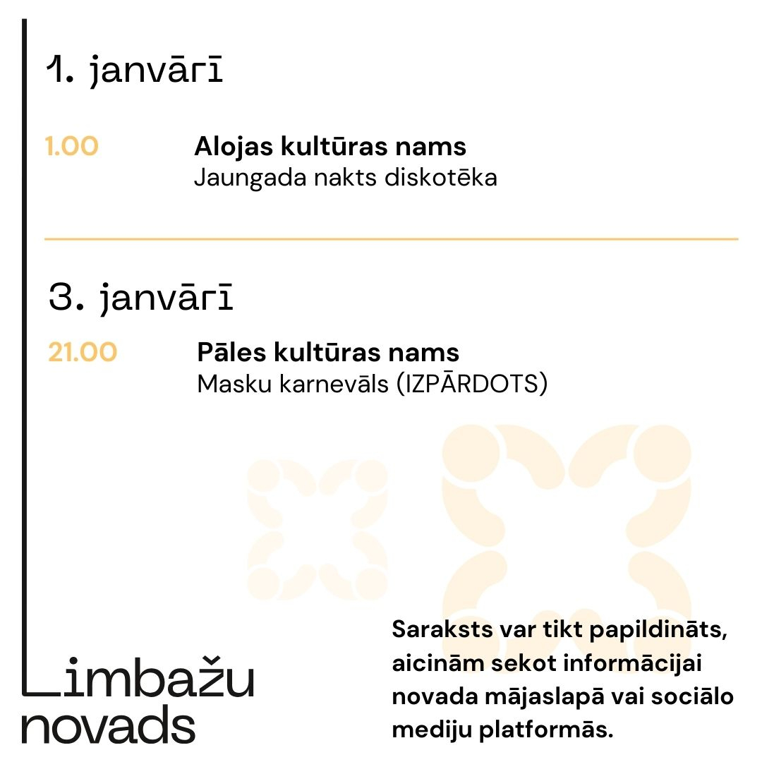 jaunā gada sagaidīšana limbažu novads