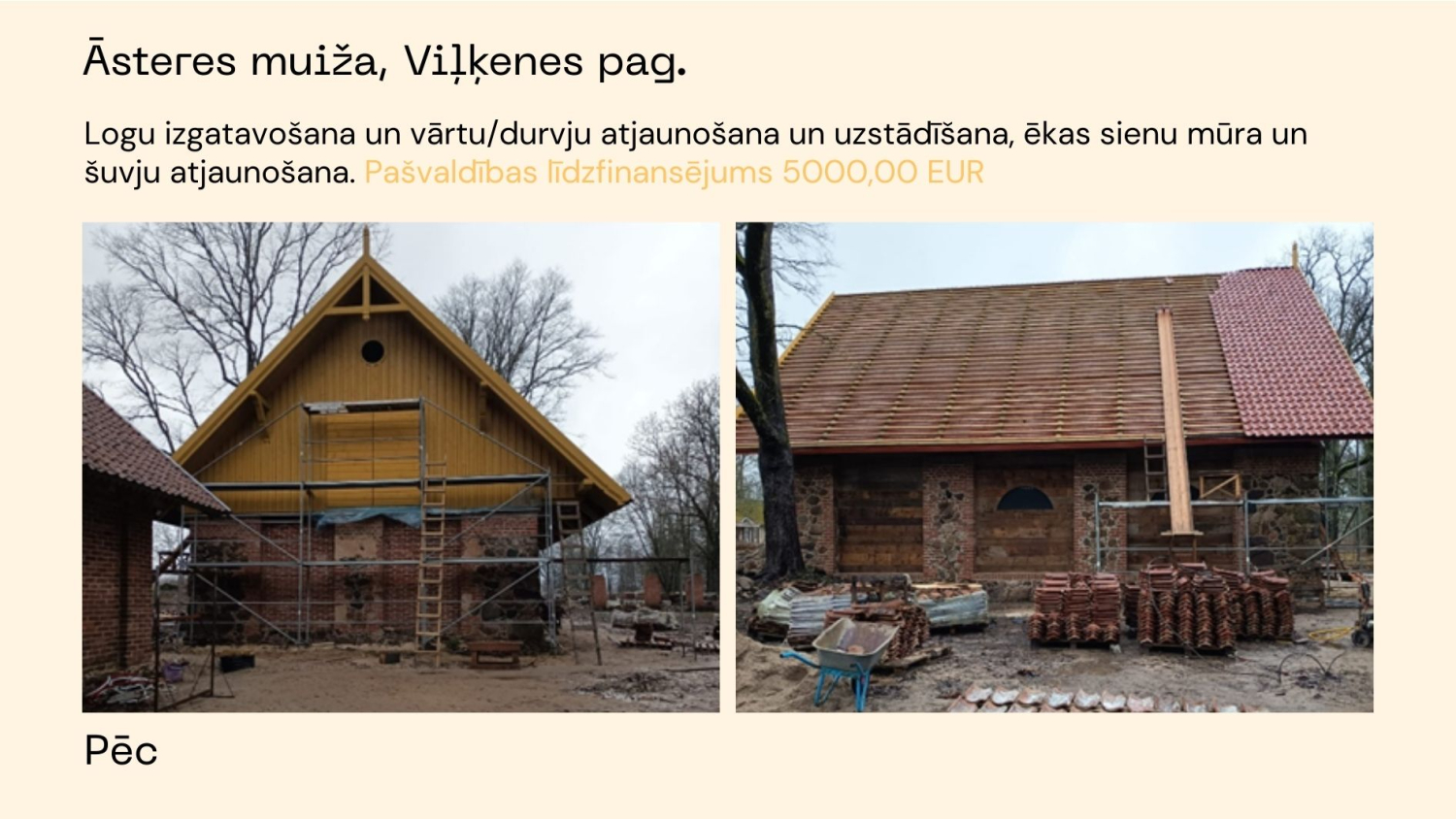 limbažu novads ēku atjaunošana