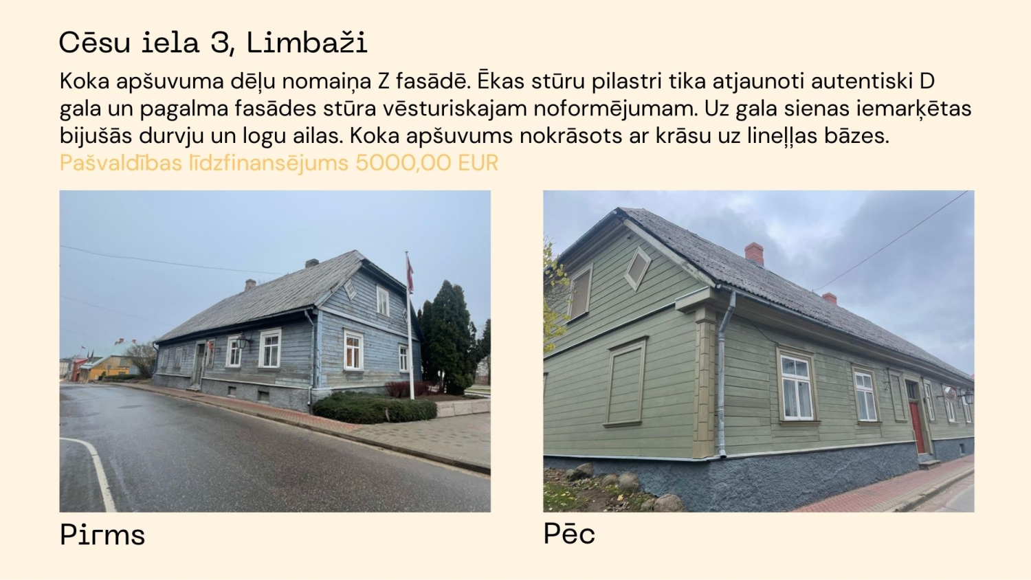 limbažu novads ēku atjaunošana