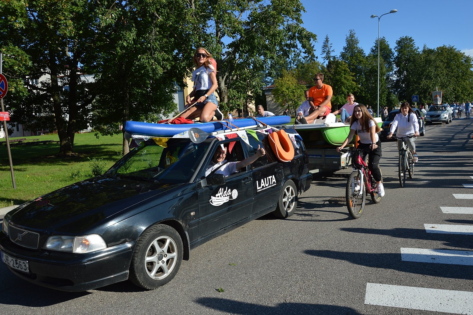 Limbažu pilsētas svētku gājiens 31.07.2020. Foto: Aija Kamala