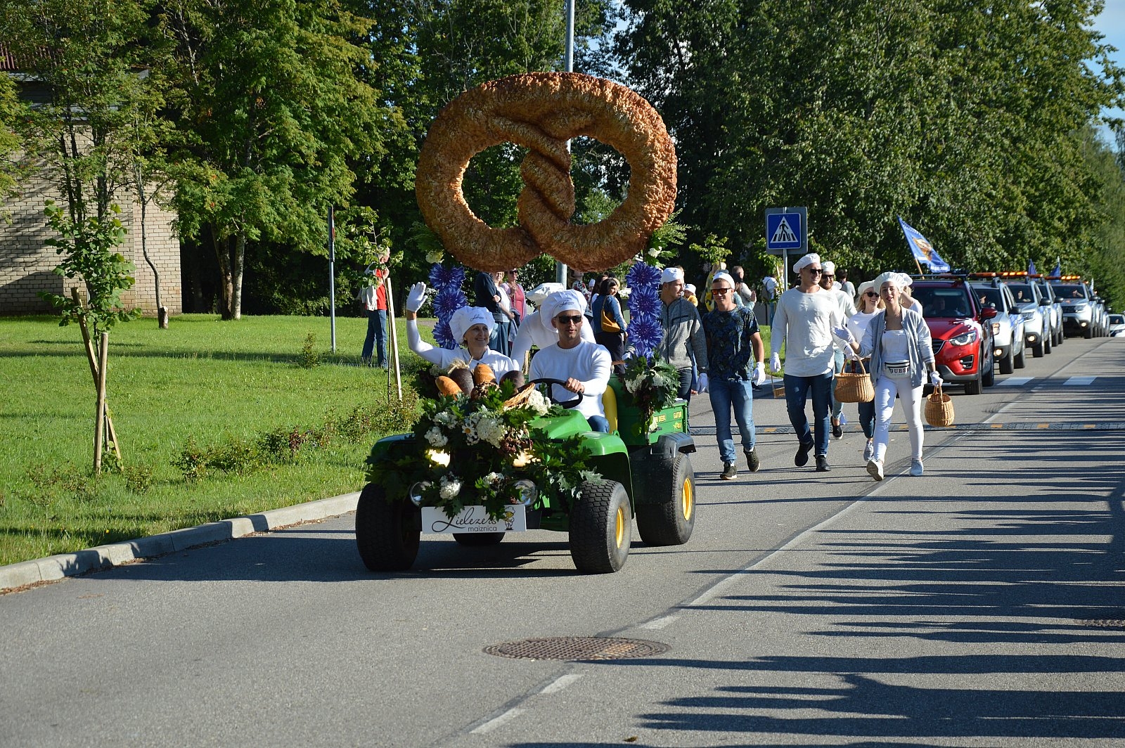 Limbažu pilsētas svētku gājiens 31.07.2020. Foto: Aija Kamala