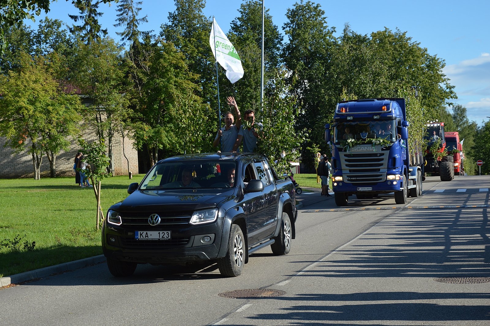 Limbažu pilsētas svētku gājiens 31.07.2020. Foto: Aija Kamala