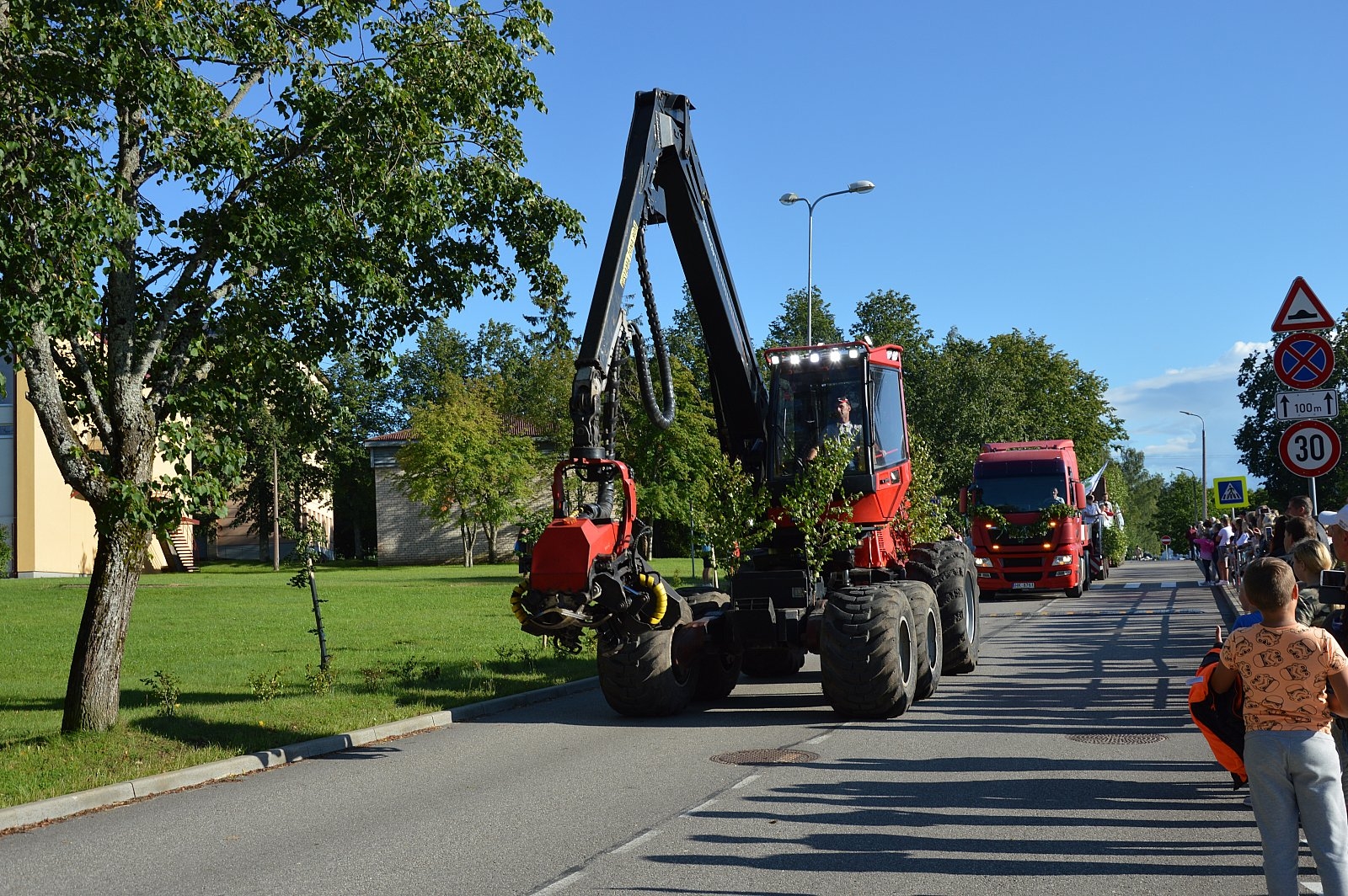 Limbažu pilsētas svētku gājiens 31.07.2020. Foto: Aija Kamala