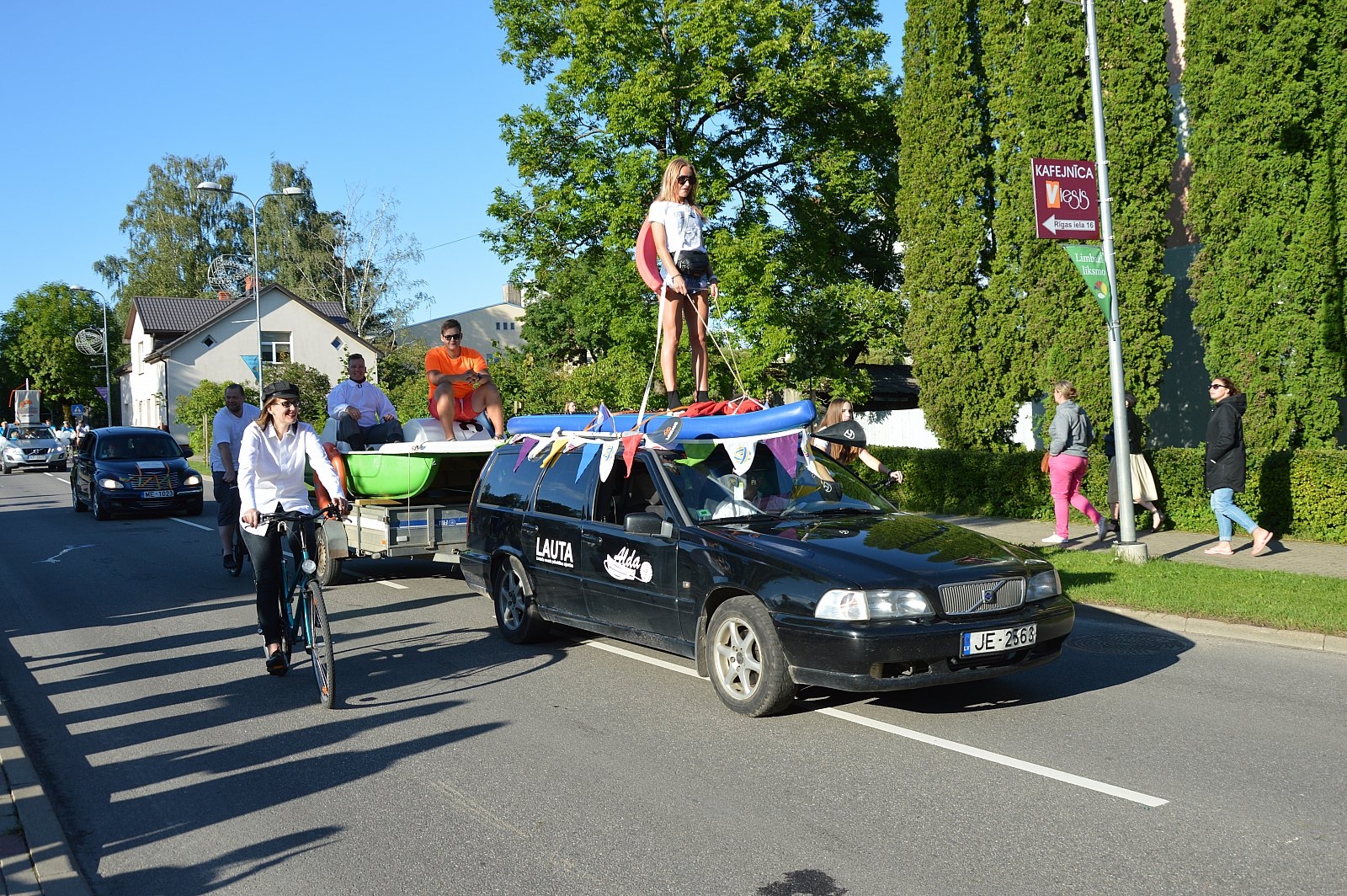 Limbažu pilsētas svētku gājiens 31.07.2020. Foto: Aija Kamala