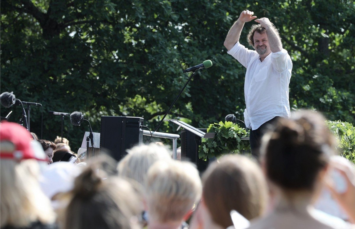Emiļa Melngaiļa 145. gadu jubilejai veltītie mūzikas svētki (Foto: Evija Trifanova)