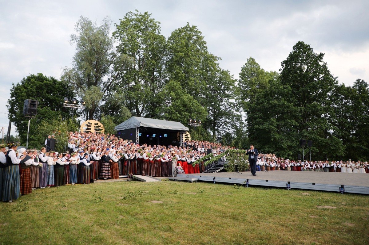 Emiļa Melngaiļa 145. gadu jubilejai veltītie mūzikas svētki (Foto: Evija Trifanova)