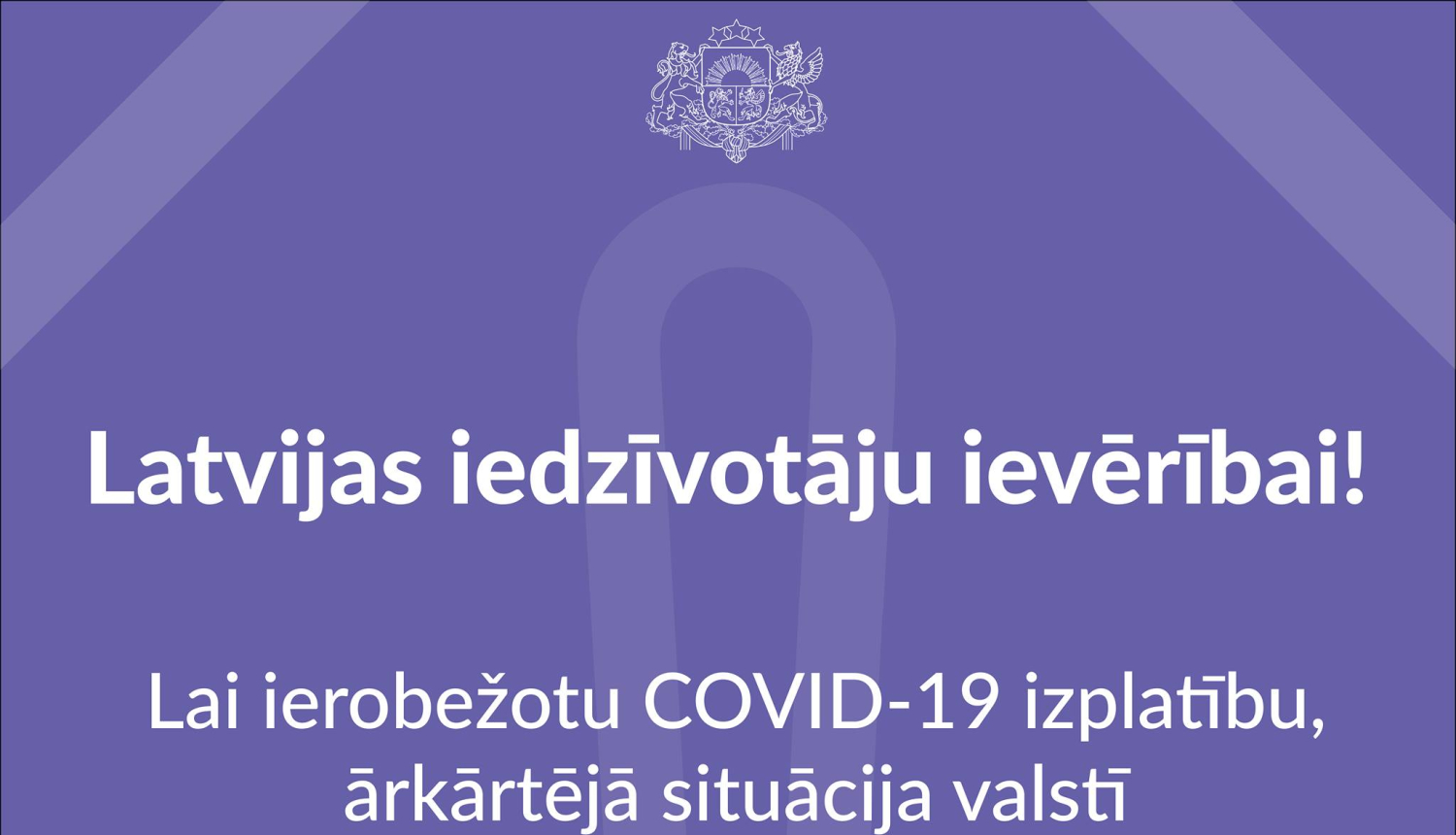 Pieņemts ārkārtējās situācijas pagarinājums līdz 11. janvārim, ieviešot stingrākus drošības pasākumus un ierobežojumus