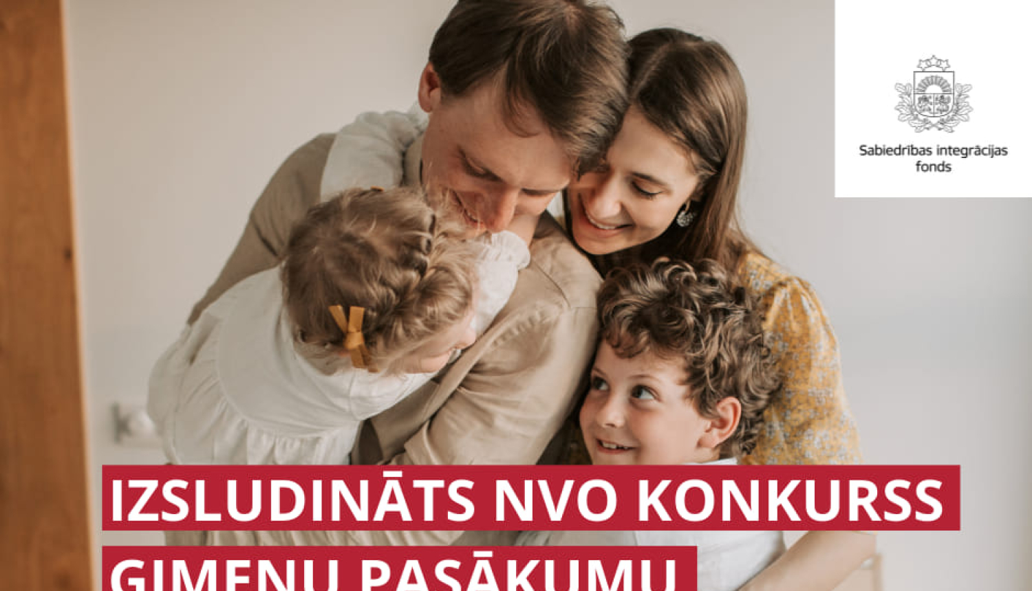 Izsludināts NVO projektu pieteikumu konkurss ģimenes pasākumu atbalstam 170 000 EUR vērtībā