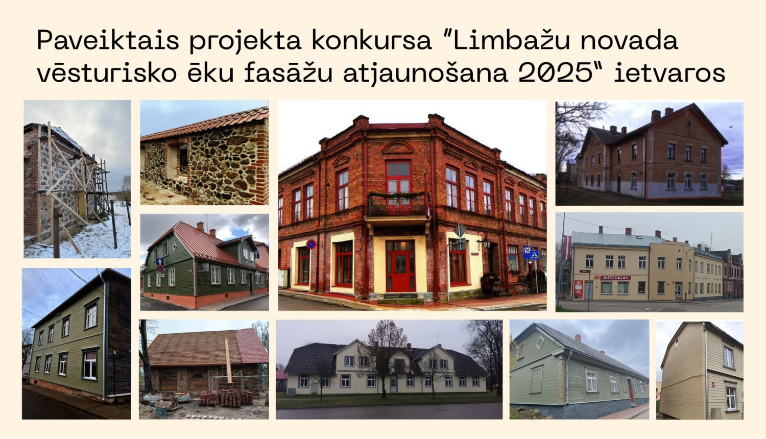 projekts ēku atjaunošana limbažu novads