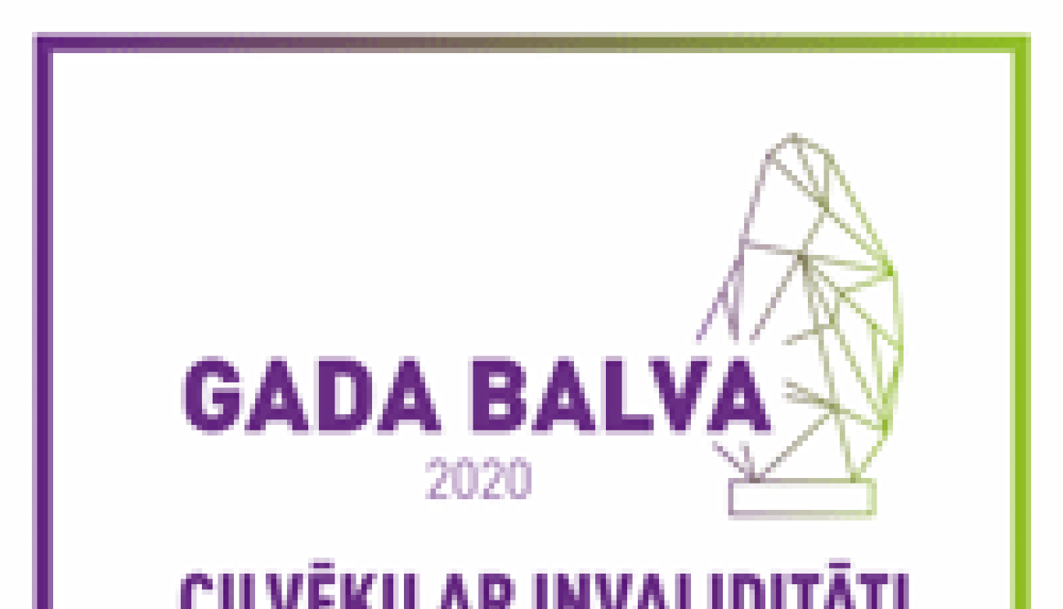 Gada balva cilvēku ar invaliditāti atbalstam 2020