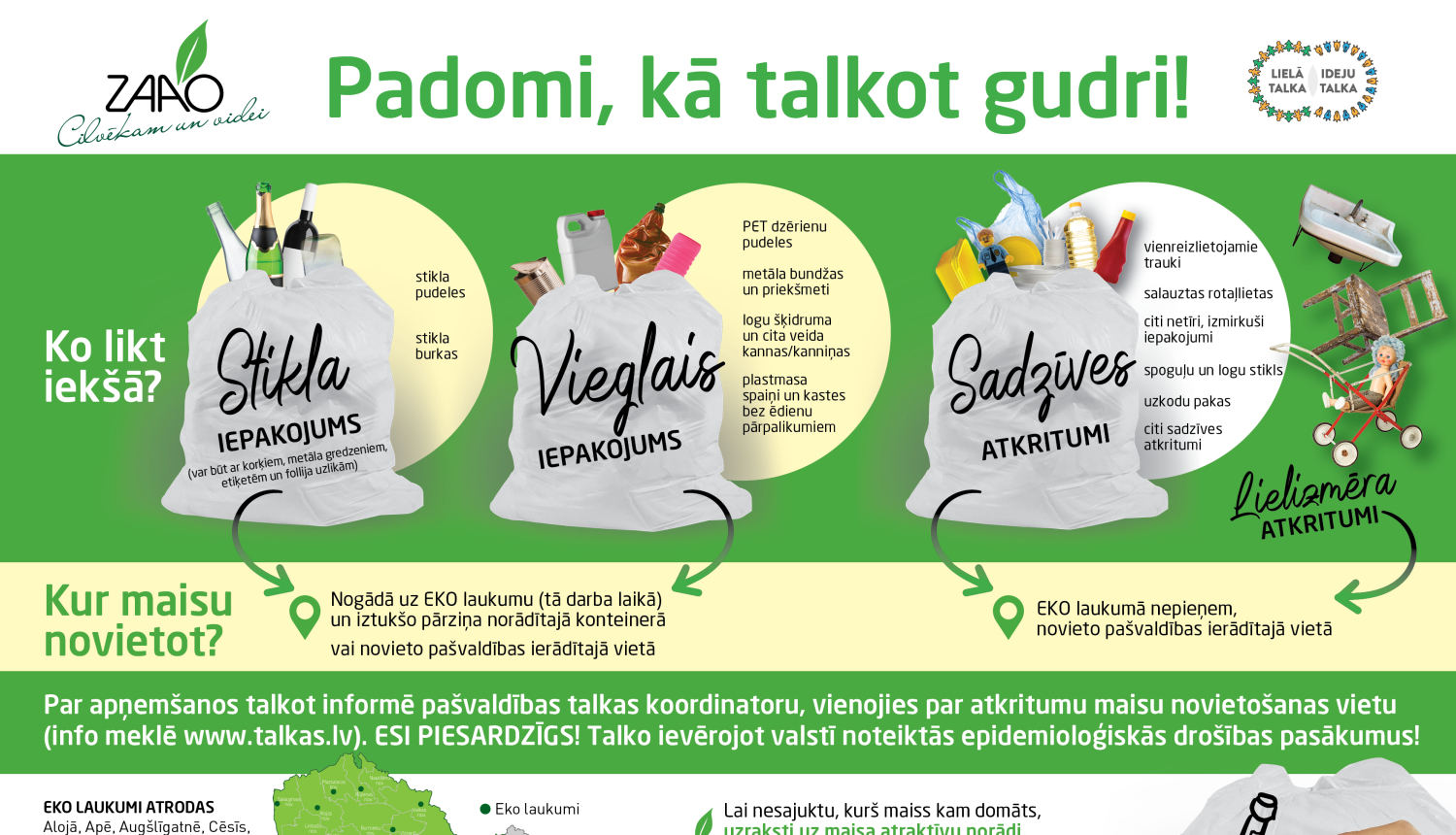 ZAAO aicina: talko gudri!