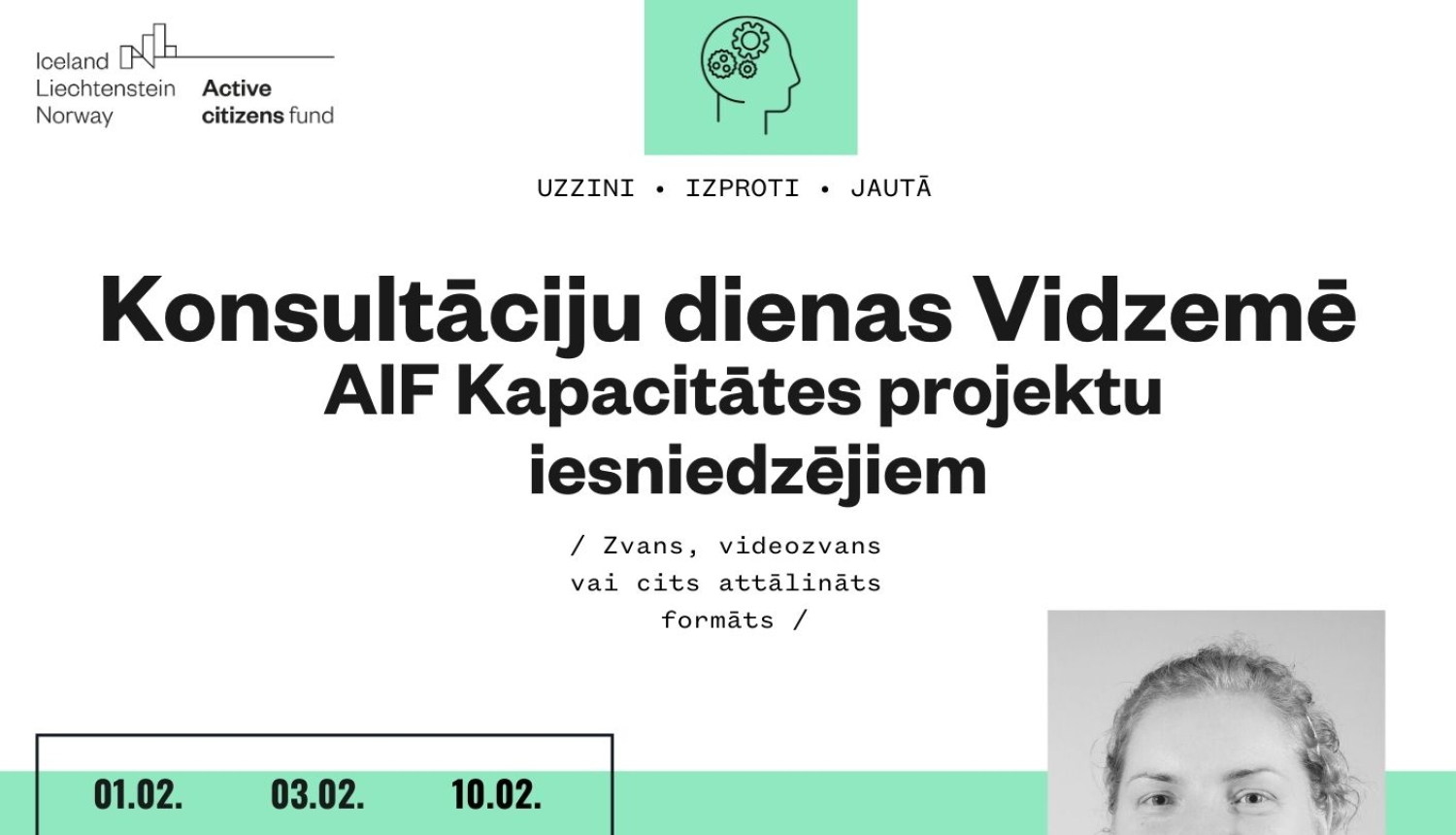 Aicinām Limbažu NVO uz AIF Konsultāciju un Projektu dienām Vidzemē!