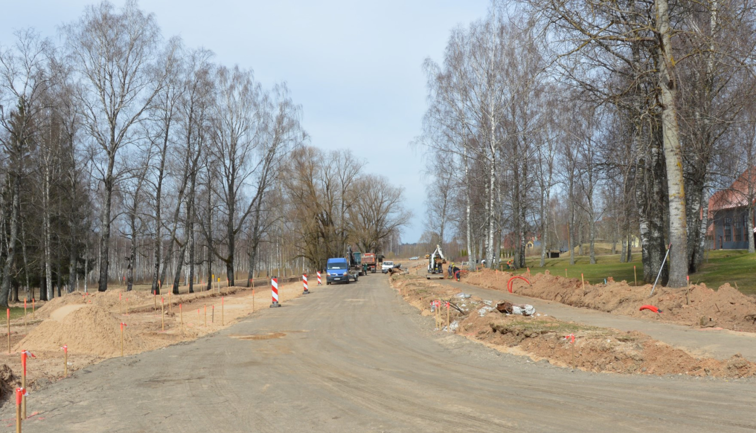 Limbažu novada pašvaldība turpina Ievu ielas pārbūvi