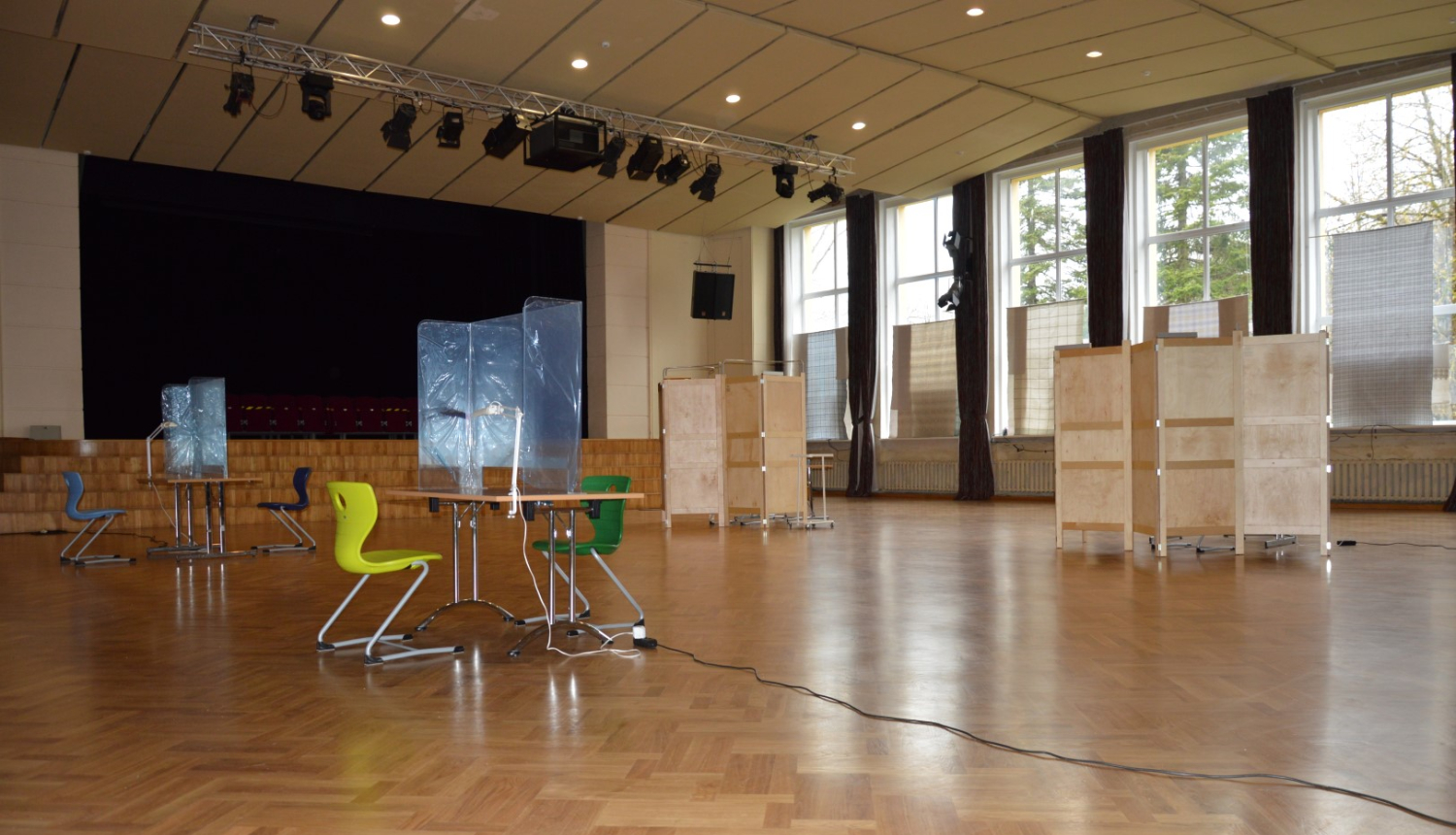 Limbažu kultūras nama telpās iekārtots vakcinācijas centrs